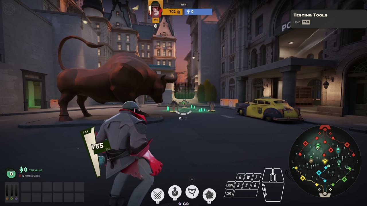Drifter Bull Statue to Medium Camp Rotation