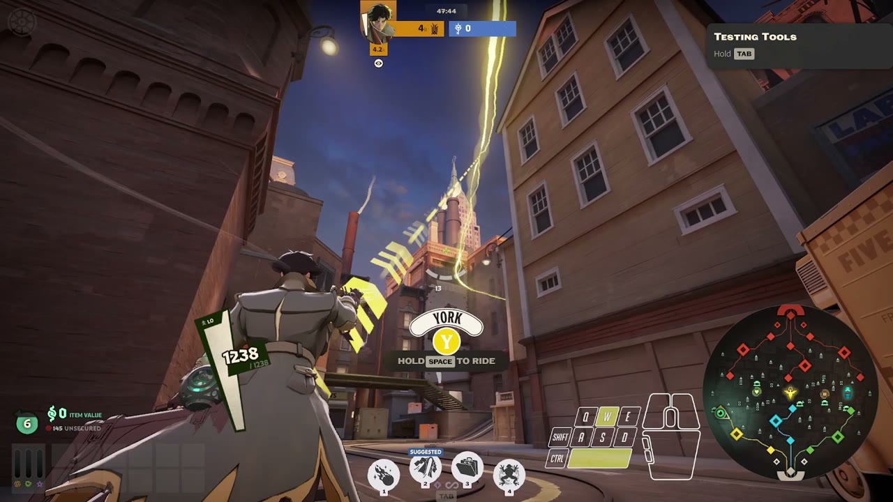 Left Lane Walker Box Route