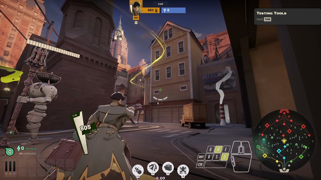 Left Lane Roof Box Route